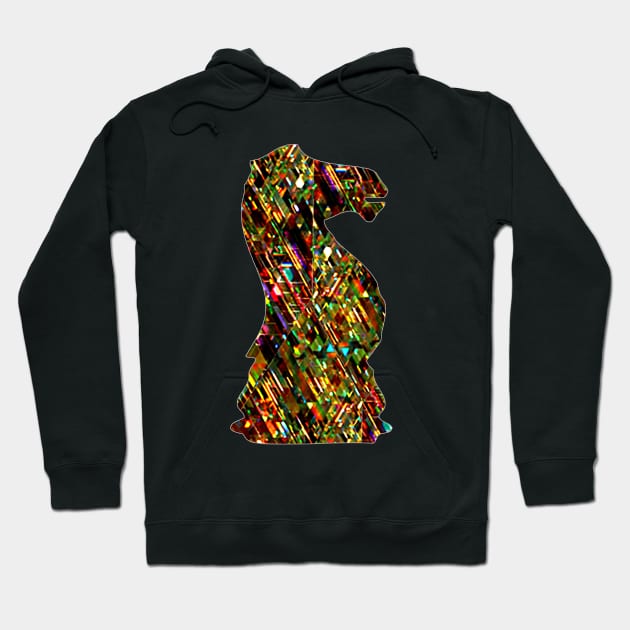 Chess Piece - The Knight 2 Hoodie by The Black Panther